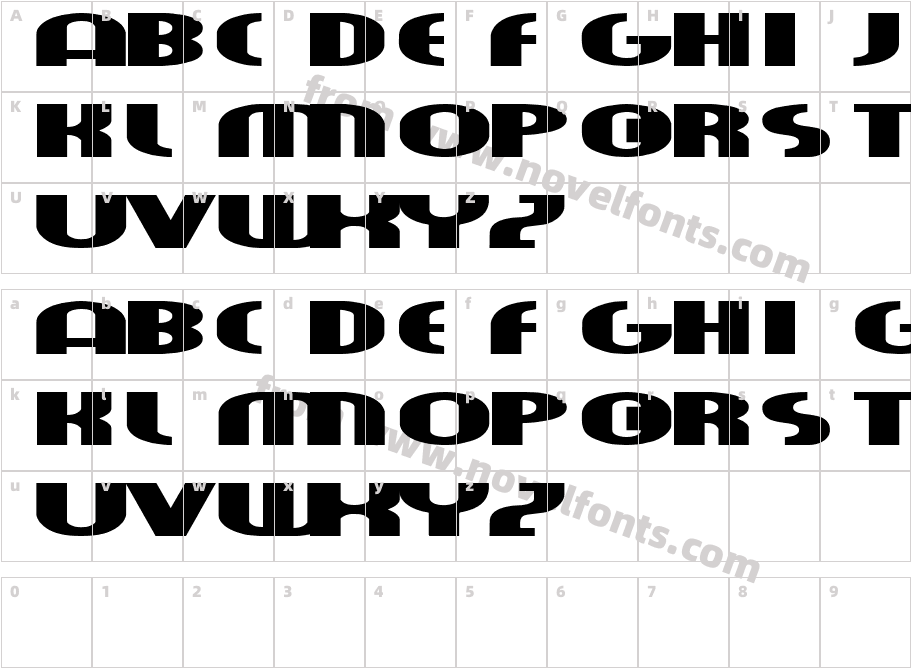 fatboyCharacter Map