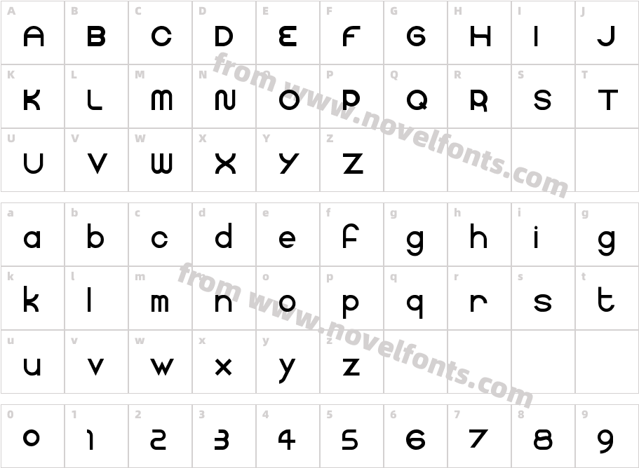 faucetCharacter Map