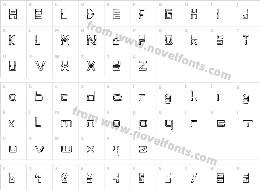 fontdizajnesrki 1Character Map