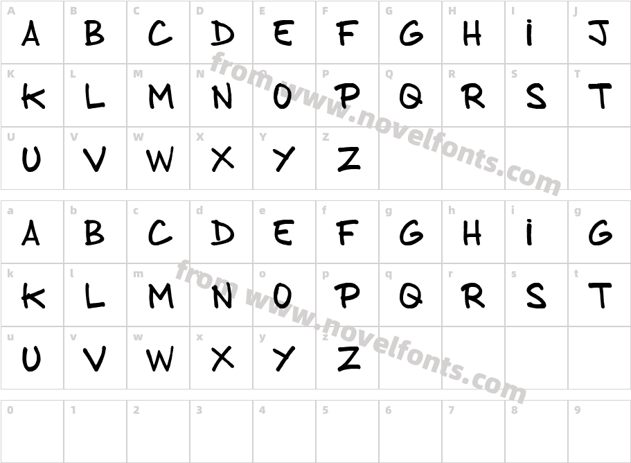 from brush to capsCharacter Map