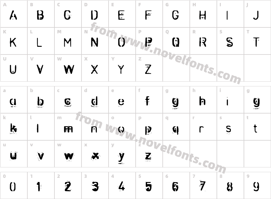 fz-wencang-102Character Map