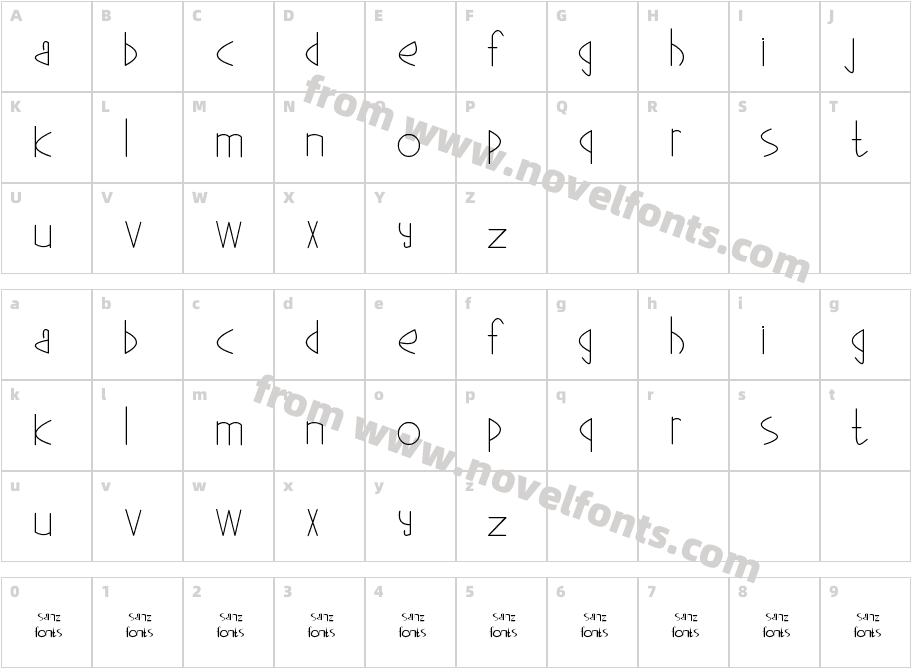 ganeezCharacter Map