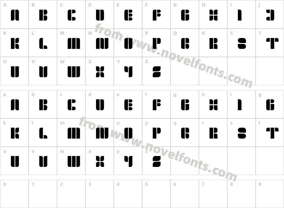 golden barCharacter Map