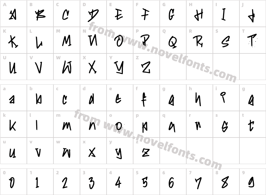 hHalotagzCharacter Map