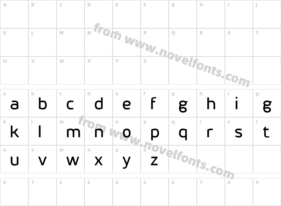 henoriasCharacter Map