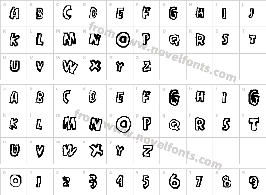 in_my_headCharacter Map