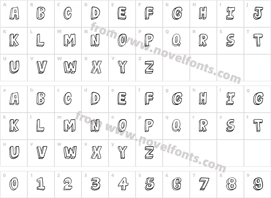 jabjai LightCharacter Map