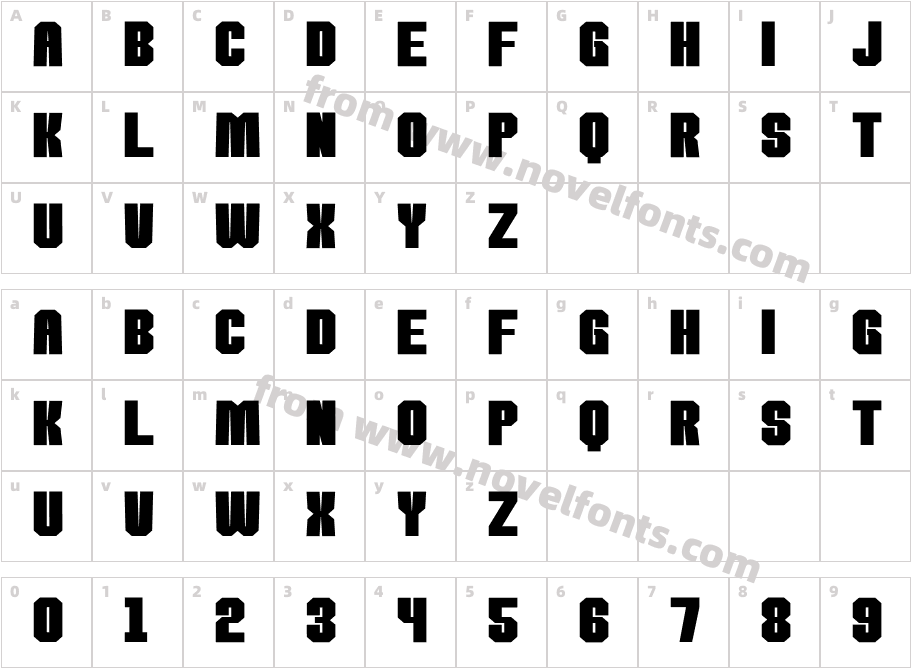 kamone 8__GCharacter Map