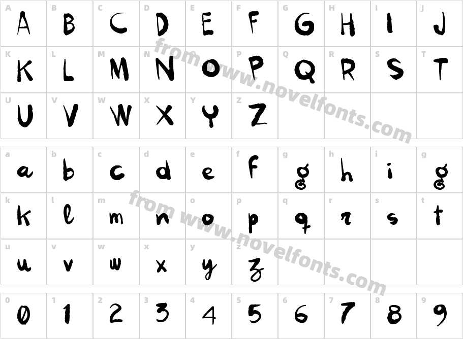 kokekokoCharacter Map