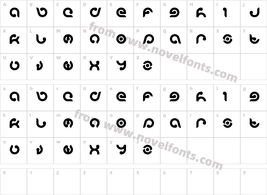 koshimaCharacter Map