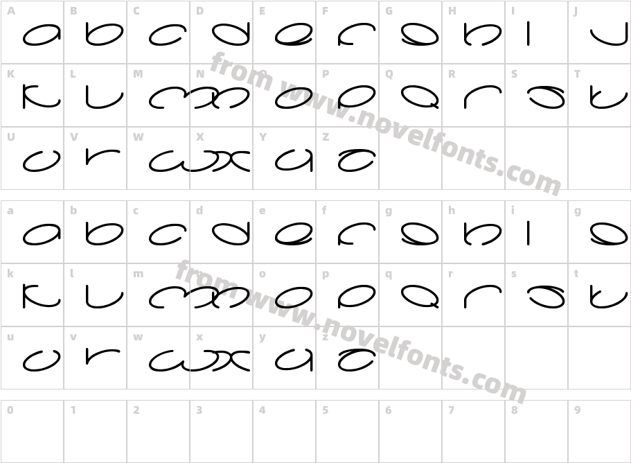 lanittaCharacter Map