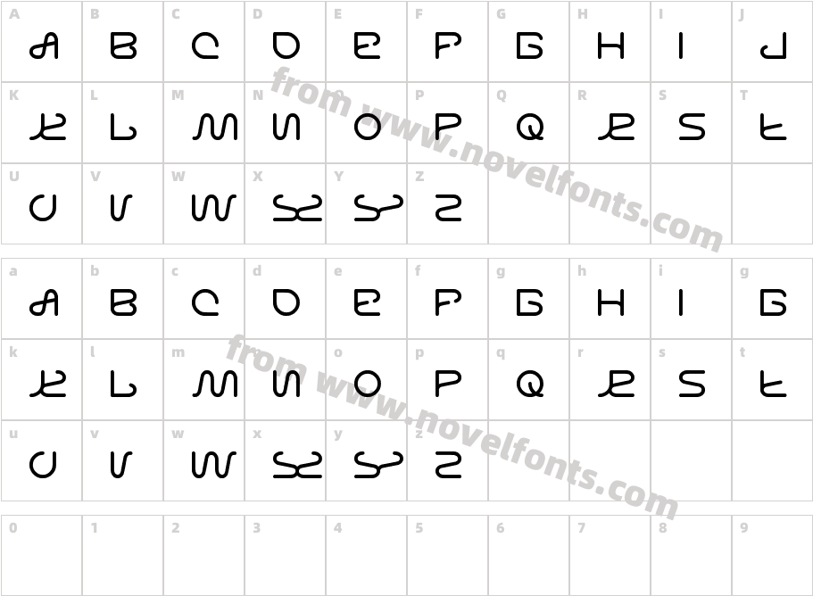 letting the cable sleepCharacter Map