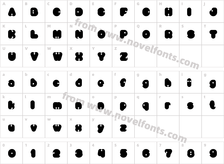 little think BIG IMPACTCharacter Map