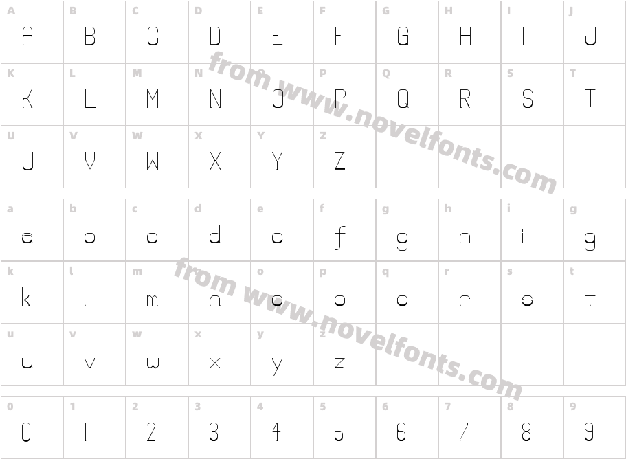 lower-lay RegularCharacter Map