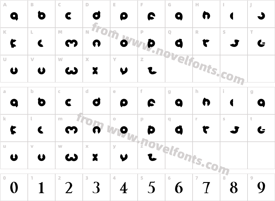 magnet BoldCharacter Map