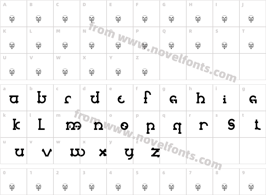 maopipCharacter Map