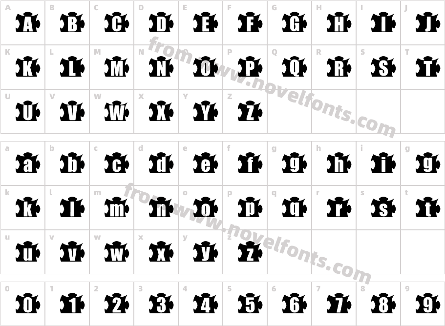 mashy JigsawCharacter Map