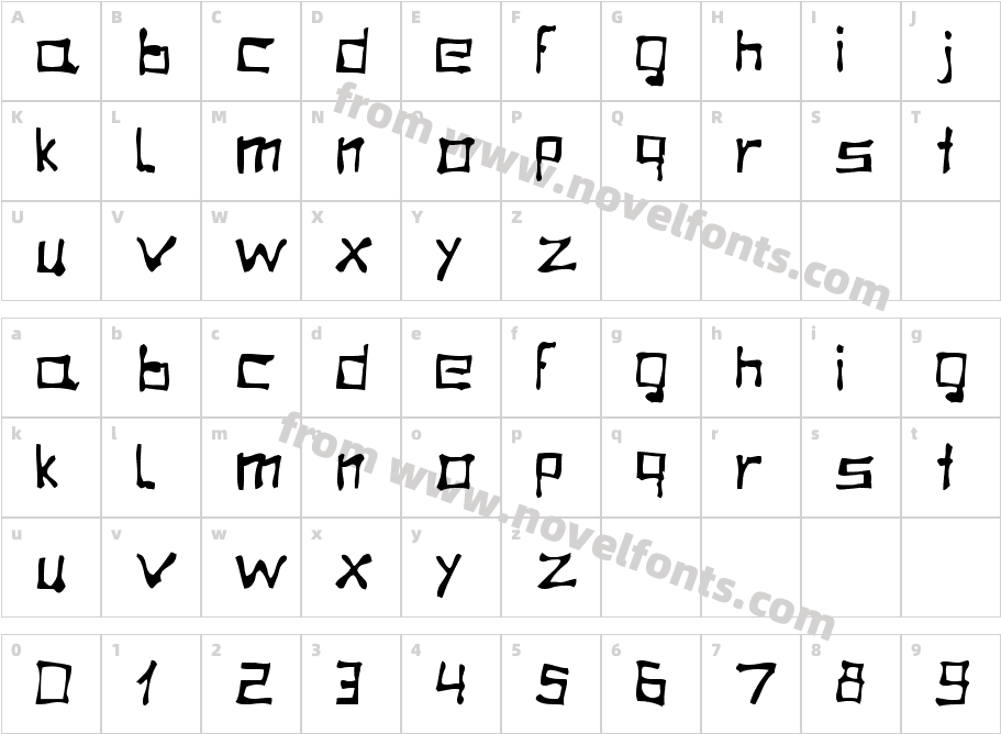 matoCharacter Map