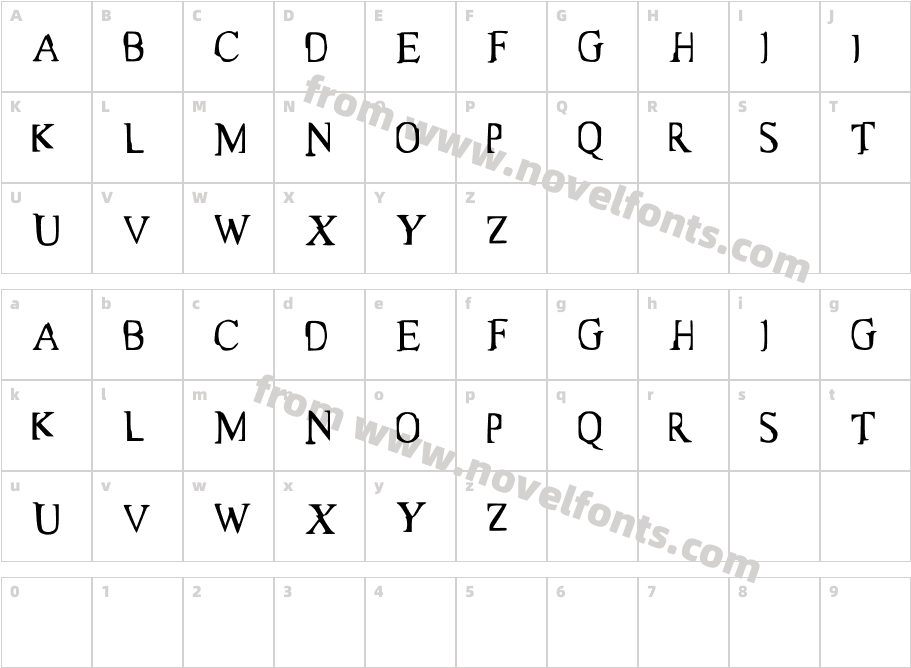 matrixCharacter Map