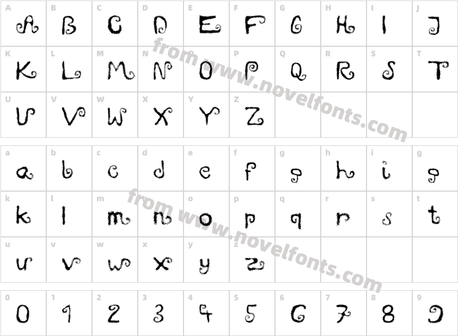 mieszkanie9Character Map