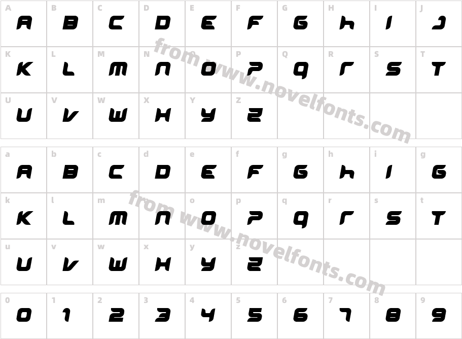 miniskupCharacter Map