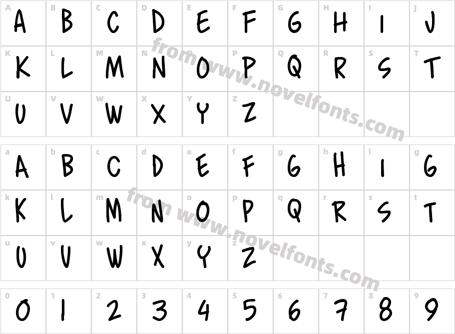 murroCharacter Map