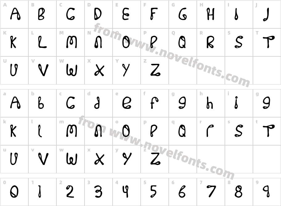 32768 NOCharacter Map