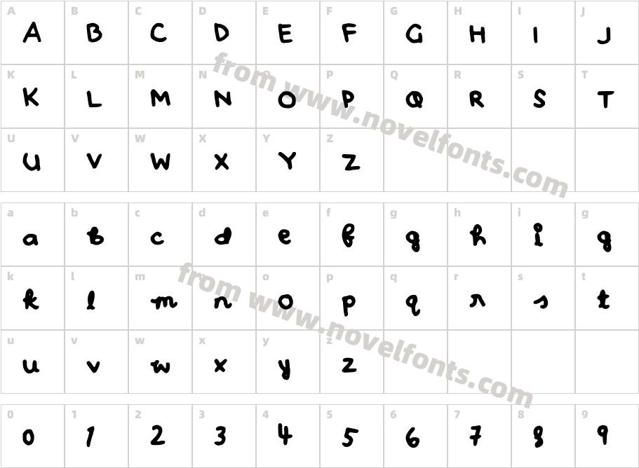 ohhayCharacter Map