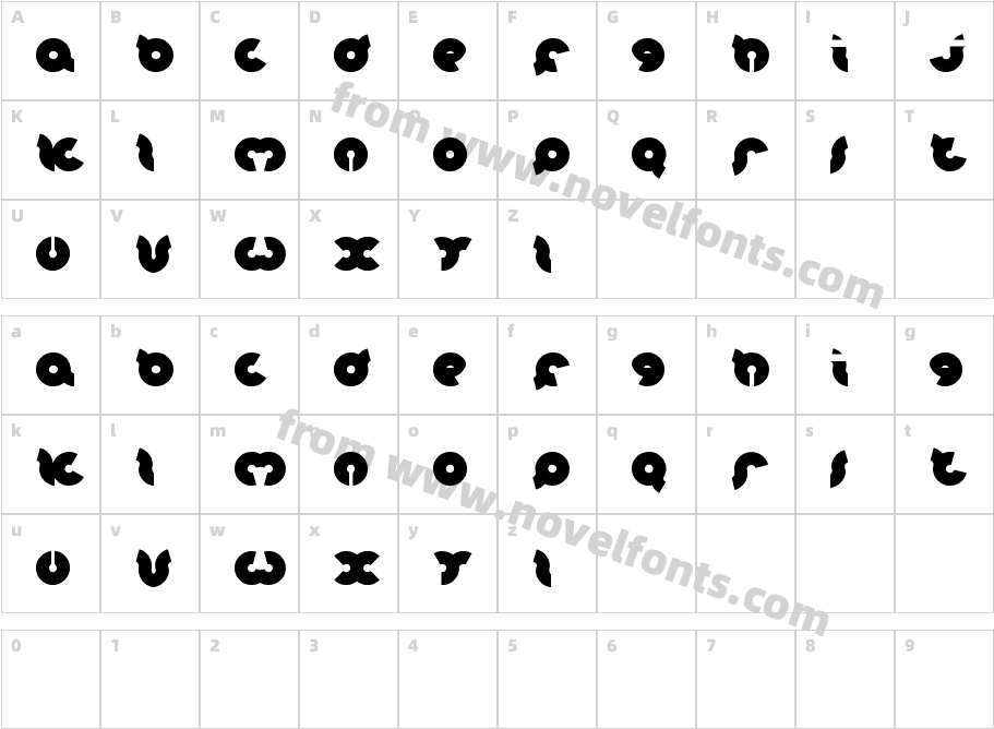 onion ringsCharacter Map