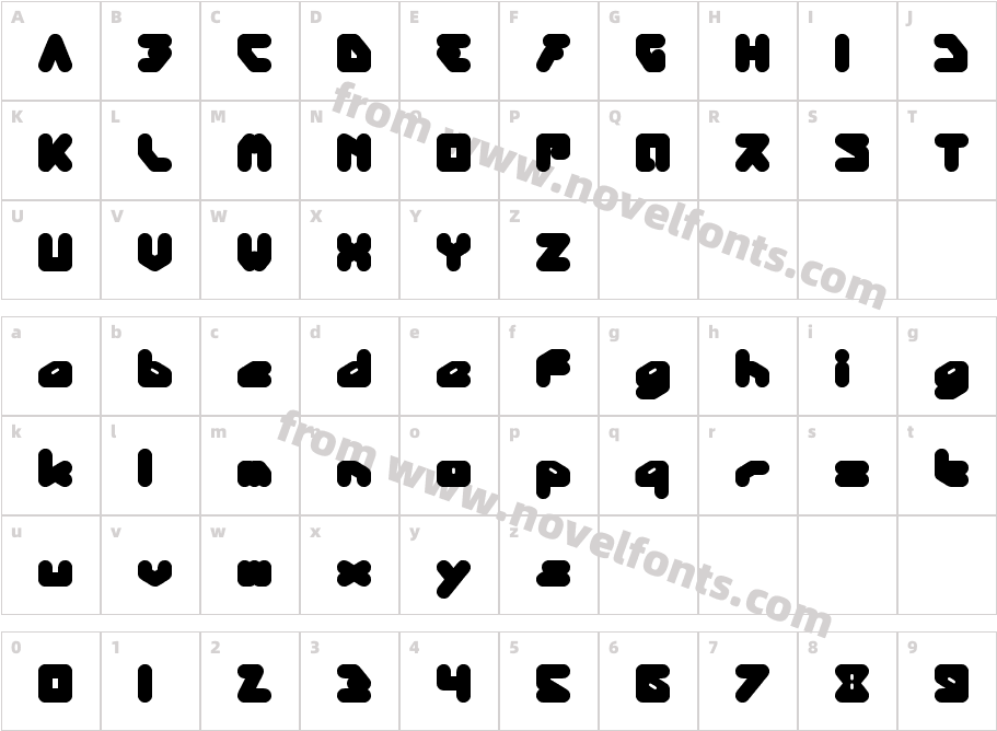 panda ROBOTCharacter Map