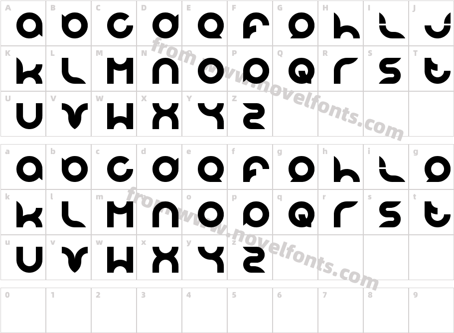 pandamanCharacter Map