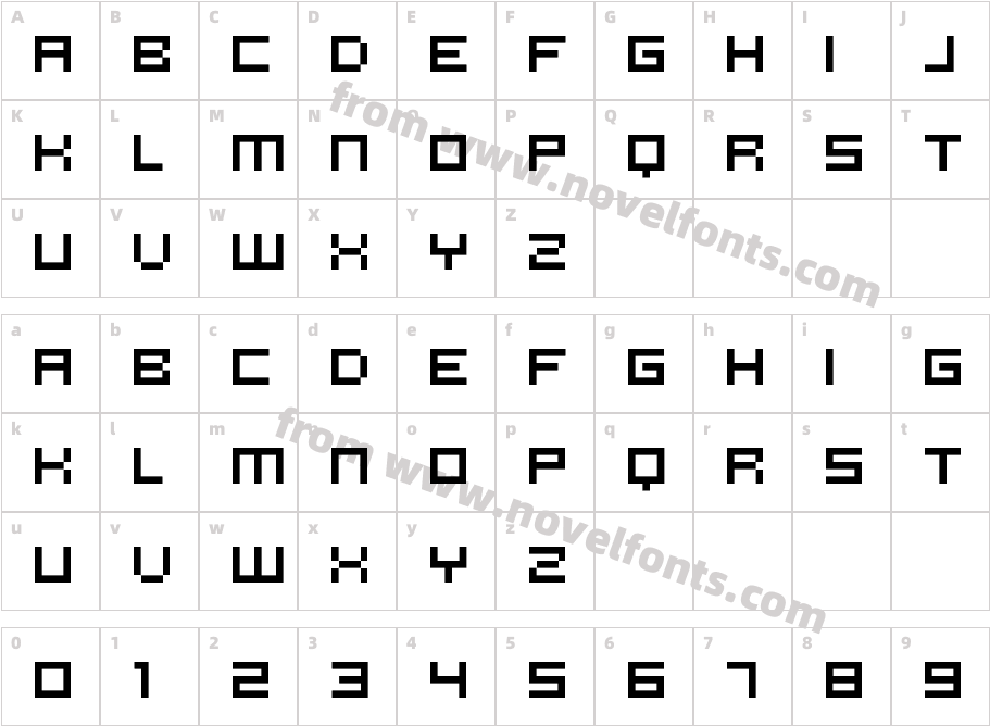 pannetje_10Character Map