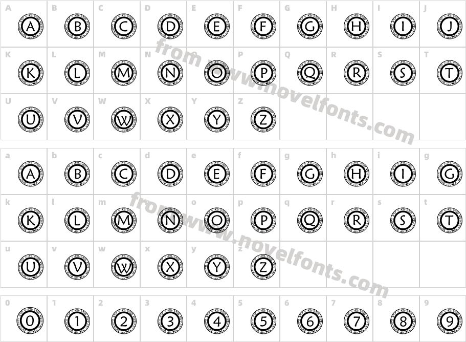 pf_scircle1Character Map