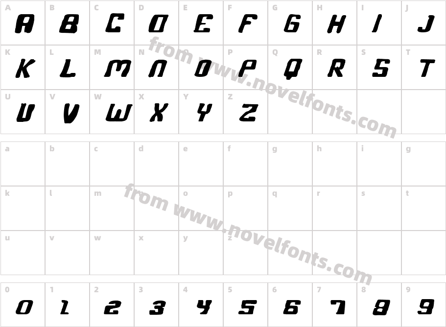 phonebook nubbyCharacter Map