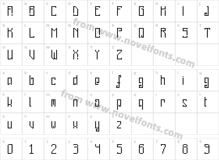 pixelanky CE DEMOCharacter Map