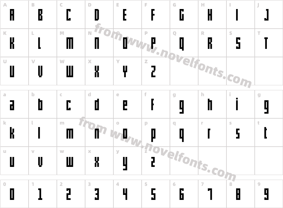 pxlxxlcondCharacter Map