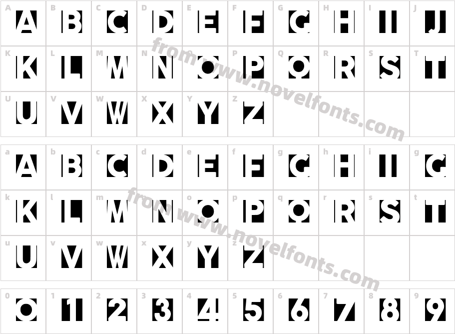 radicalblockCharacter Map