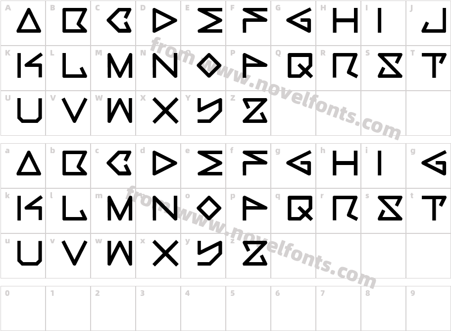 recCharacter Map