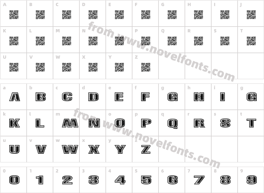 righttrackCharacter Map