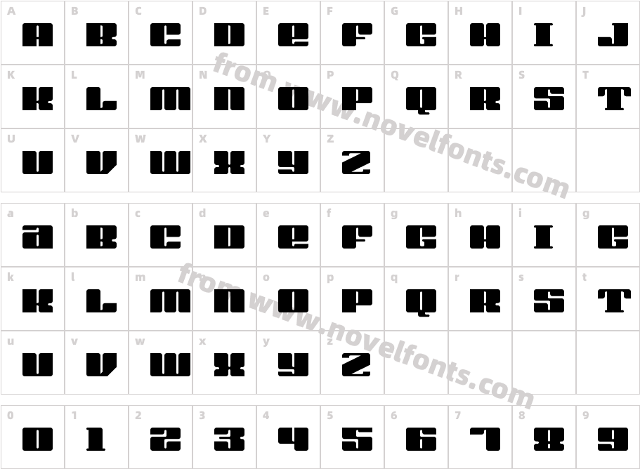 rof top simple RegularCharacter Map