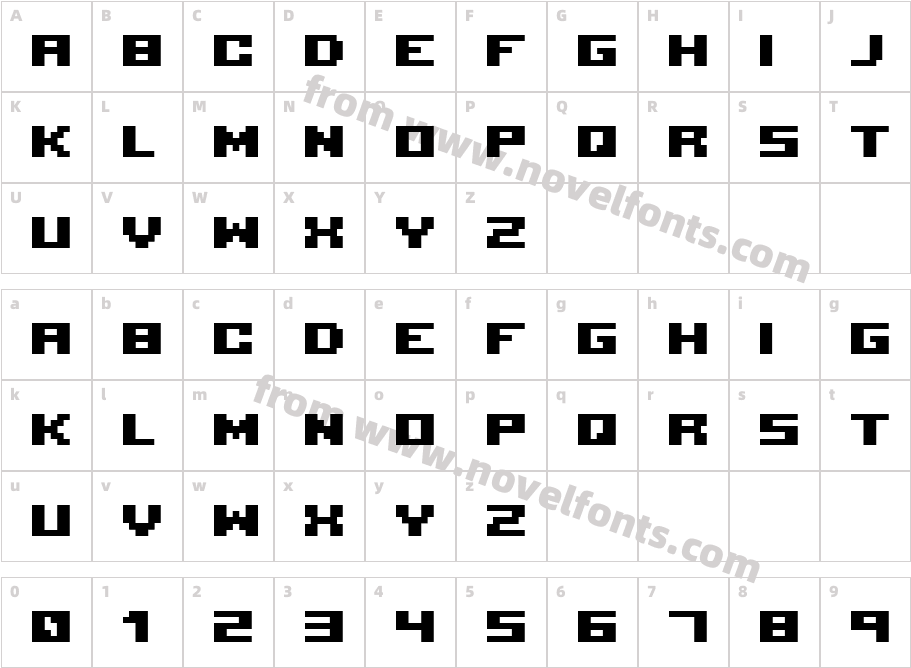 serious2bCharacter Map