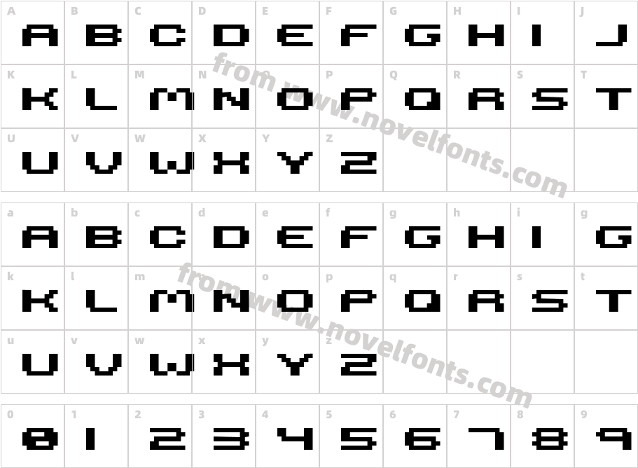 seriousr4bCharacter Map