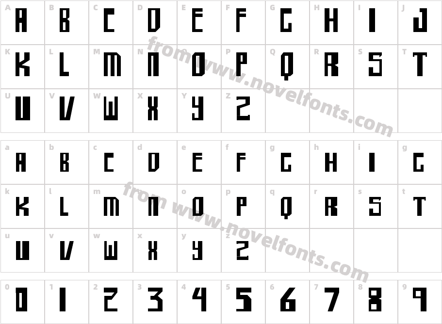 shellhead 2Character Map