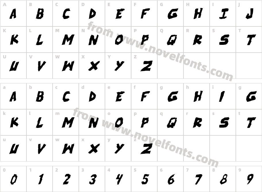 skrunchCharacter Map