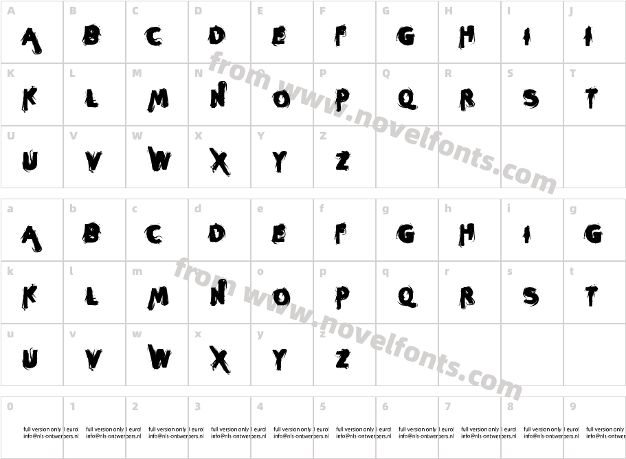 sleeperzzzzCharacter Map