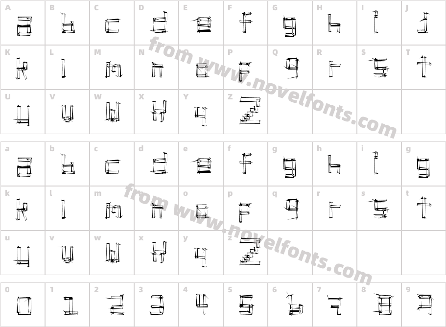 stickchopCharacter Map