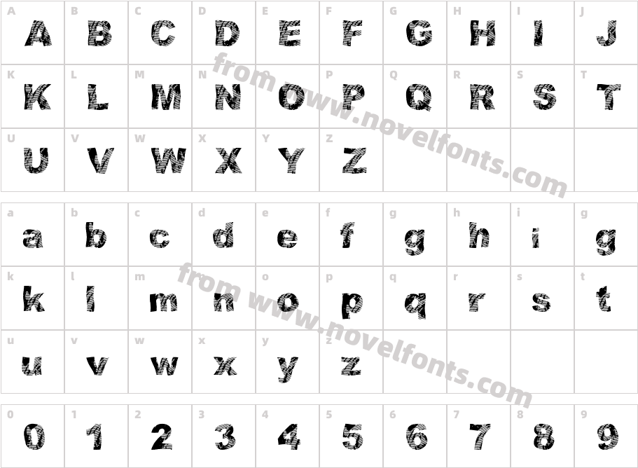 strippin'dirtyCharacter Map