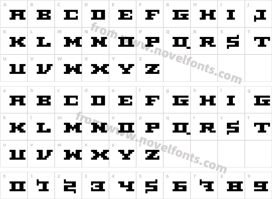 supercargoCharacter Map