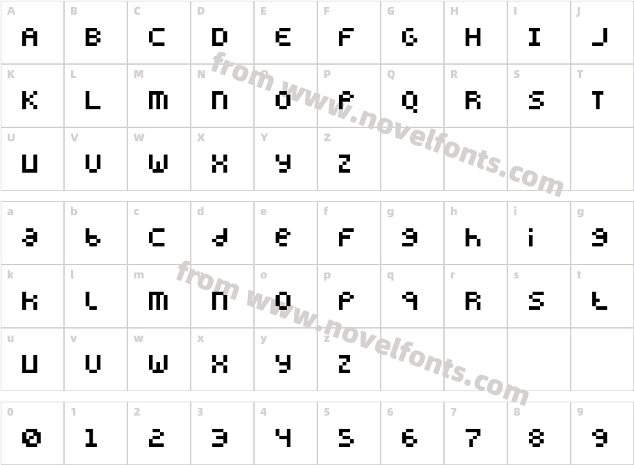 supercollider _smallCharacter Map