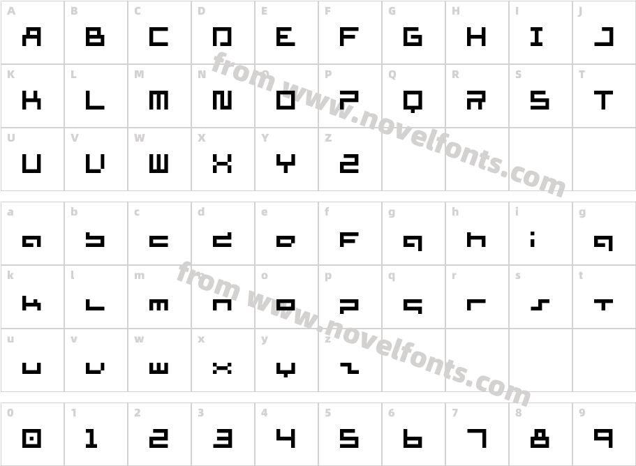 supersimple  regularCharacter Map